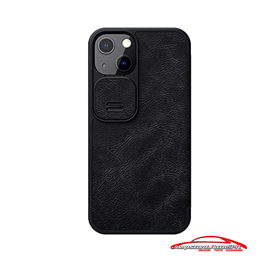 NILLKIN QIN PRO LEATHER CASE IPHONE 13 / PRO MAX BLK