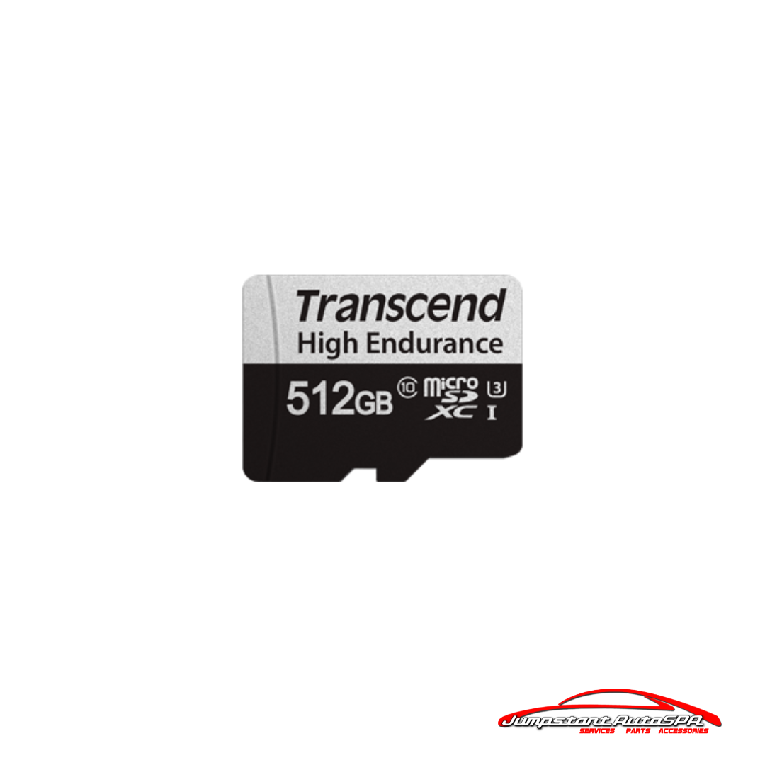 Transcend Micro SDXC 350V 256GB C10-high endurance R95 /W45 with adapter  TSUSD350V-256GB