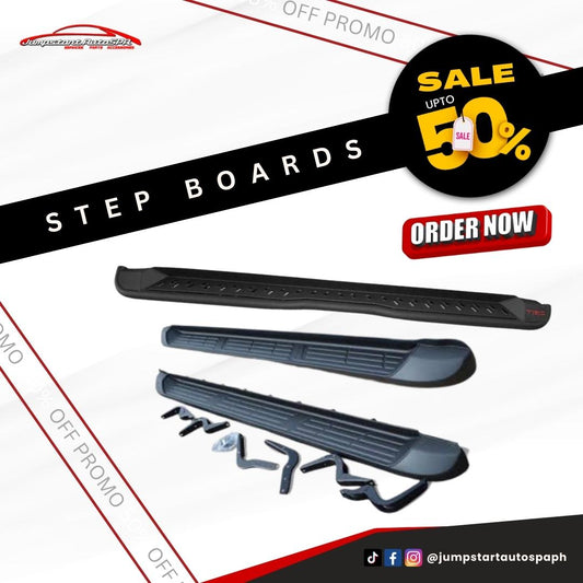 CAR STEPBOARD ALL NEW TRD FORTUNER/ TRD TOYOTA HILLUX REVO 2016/ TRD TOYOTA FORTUNER 2015