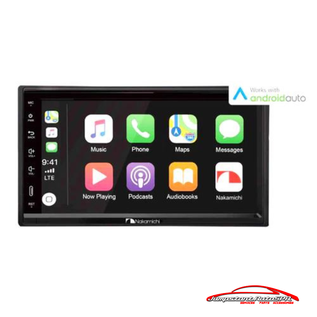 NA3615-W7 HEAD UNIT 2 DIN 7":MECHLESS; WIRELESS CARPLAY (NAKAMICHI) ANDROID AUTO BLUETOOTH